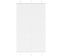 vidaXL Tenda Plissettata Bianca 115x200 cm Larghezza Tessuto 114,4 cm, Tenda per Finestra Plissettata, Tenda Plissettata, Tenda a Fisarmonica