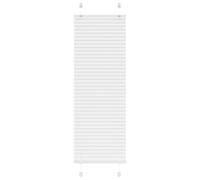 vidaXL Tenda Plissettata Bianca 45x150 cm Larghezza Tessuto 44,4 cm, tenda per finestra plissettata, tenda plissettata, tenda a fisarmonica