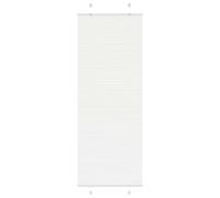 vidaXL Tenda Plissettata Bianca 75x200 cm Larghezza Tessuto 74,4 cm, Tenda per Finestra Plissettata, Tenda Plissettata, Tenda a Fisarmonica