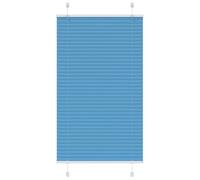 vidaXL Tenda Plissettata Blu 70x100 cm Larghezza Tessuto 69,4 cm