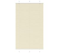 vidaXL Tenda Plissettata Crema 120x200 cm Larghezza Tessuto 119,4 cm, tenda per finestra plissettata, tenda plissettata, tenda a fisarmonica
