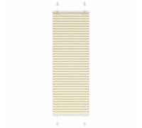 vidaXL Tenda Plissettata Crema 40x150 cm Larghezza Tessuto 39,4 cm, tenda per finestra plissettata, tenda plissettata, tenda a fisarmonica