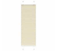 vidaXL Tenda Plissettata Crema 45x150 cm Larghezza Tessuto 44,4 cm, Tenda per Finestra Plissettata, Tenda Plissettata, Tenda a Fisarmonica