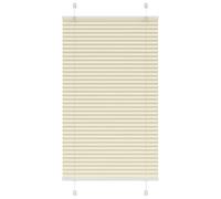 vidaXL Tenda Plissettata Crema 75x150 cm Larghezza Tessuto 74,4 cm, Tenda per Finestra Plissettata, Tenda Plissettata, Tenda a Fisarmonica