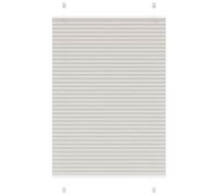 vidaXL Tenda Plissettata Grigio Chiaro 100x150 cm Larghezza Tessuto, Tenda per Finestra Plissettata, Tenda Plissettata, Tenda a Fisarmonica