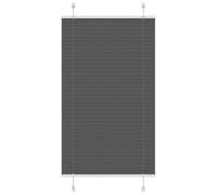 vidaXL Tenda Plissettata Nera 70x100 cm Larghezza Tessuto 69,4 cm, Tenda per Finestra Plissettata, Tenda Plissettata, Tenda a Fisarmonica