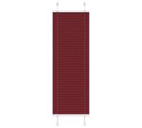 vidaXL Tenda Plissettata Rosso Bordeaux 45x150 cm Larghezza Tessuto, Tenda per Finestra Plissettata, Tenda Plissettata, Tenda a Fisarmonica