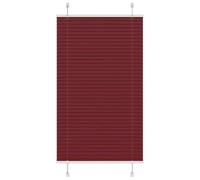 vidaXL Tenda Plissettata Rosso Bordeaux 70x150 cm Larghezza Tessuto