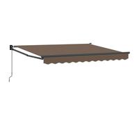 vidaXL Tenda retrattile, 3 x 2,5 m, 100% poliestere e alluminio, giardino e terrazza, tenda da sole moderna per esterni, tenda retrattile, protezione duratura contro il tempo