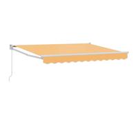 vidaXL Tenda retrattile, 3 x 2,5 m, 100% poliestere e alluminio, giardino e terrazza, tenda da sole moderna per esterni, tenda retrattile, protezione duratura contro il tempo
