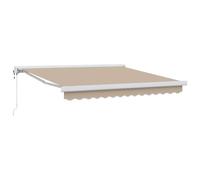 vidaXL Tenda avvolgibile automatica beige, 300 x 250 cm, tessuto di ricambio per telaio 3 x 2,5 m, colore: beige