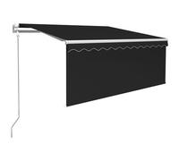 VIDAXL - Tenda Retrattile Automatica Con Parasole 3,5x2,5 M Antracite