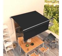 vidaXL Tenda Retrattile Automatica con Parasole 3,5x2,5 m Antracite