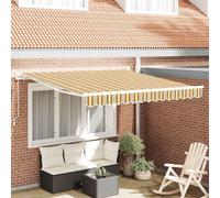 vidaXL Tenda Retrattile Manuale a strisce multicolori 300x250 cm