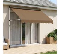 vidaXL Tenda retrattile manuale Beige 150 cm