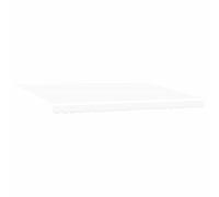 vidaXL Tenda Retrattile Manuale con LED Bianca 500X300 cm per Balcone E Aree Esterne Soluzione Ombra Durevole Elegante Tessuto Acrilico Resistente agli Agenti Atmosferici Resistente ai Raggi UV Resis