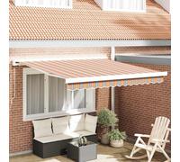 vidaXL Tenda Retrattile Multicolore 300 x 250 cm Tessuto e Metallo