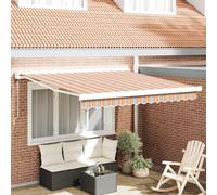vidaXL Tenda Retrattile Multicolore 300 x 250 cm Tessuto, Metallo
