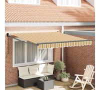 vidaXL Tenda Retrattile Multicolore 350 x 250 cm