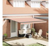 vidaXL Tenda retrattile Multicolore 400 × 350 cm Tessuto e Alluminio
