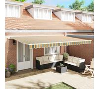 vidaXL Tenda Retrattile Multicolore 500 × 300 cm