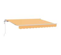 vidaXL Tenda retrattile Sabbia 300 x 250 cm Tessuto e Alluminio, Tenda rettangolare regolabile per Giardino e Terrazza, Ombra Esterna per Patio, Soluzione Tendenza