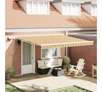 vidaXL Tenda Retrattile with 400 × 350 cm Multicolore