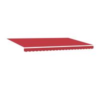 vidaXL Tenda Rossa Retrattile Automatica 500 x 300 cm, Resistente ai Raggi UV e all'Acqua, Ombra Perfetta per Balcone e Giardino, Copertura per Patio e Pergolato, Protezione Regolabile per Un Rifugi