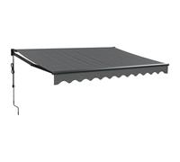 VIDAXL - Tenda Sole Automatica Retrattile Antracite 3,5x2,5 m
