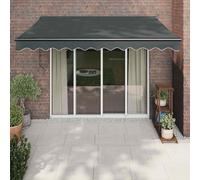 VidaXL Tenda Sole Automatica Retrattile Antracite 3x2,5 m