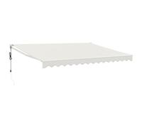 vidaXL Tenda Sole Automatica Retrattile Crema 4,5x3 m