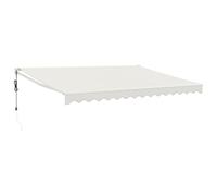 vidaXL Tenda Sole Automatica Retrattile Crema 4x3 m