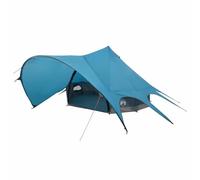 vidaXL Tenda Teepee con Tetto Blu e Grigio 600 x 600 x 347 cm,