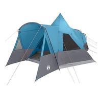 vidaXL Tenda Teepee con Tetto con archiviazione Blu 720 x 465 x 295 cm,