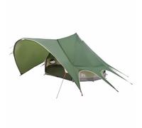vidaXL Tenda Teepee con Tetto Verde e Grigio 600 x 600 x 347 cm,