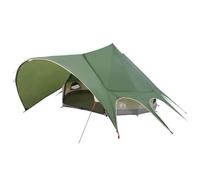 vidaXL Tenda Teepee con Tetto Verde e Grigio 600 x 600 x 347 cm,