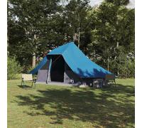 vidaXL Tenda Familiare Tipi Blu 10 Persone Impermeabile