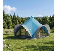 Tenda Tipi con tetto Blu 6 persone Poliestere e Acciaio