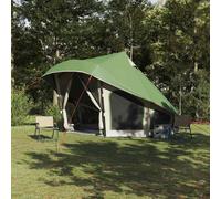 vidaXL Tenda Tipi con tetto Verde 508 x 470 x 300 cm taffetà