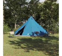 vidaXL Tenda Tipi Familiare con tetto Blu e Grigio 560 x 560 x 300 cm