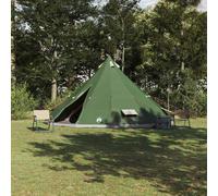 vidaXL Tenda Tipi Familiare con tetto Verde 560 x 560 x 300 cm