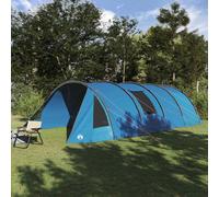 vidaXL Tenda Tunnel 6-Persone Blu e Grigio 778 x 356 x 210 cm