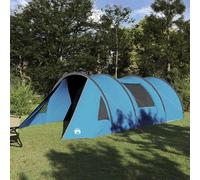 vidaXL Tenda tunnel per 4 persone Blu e Grigio 778 x 356 x 210 cm