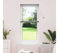vidaXL Tenda Veneziana Argento 130 x 65 cm 25 mm Alluminio
