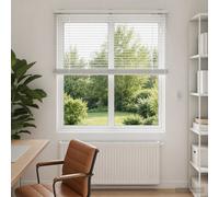 vidaXL Tenda Veneziana Bianco 100 x 130 cm 35 mm