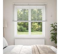 vidaXL Tenda Veneziana Bianco 160 x 160 cm 35 mm