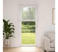 vidaXL Tenda Veneziana Bianco 95 x 250 cm 35 mm