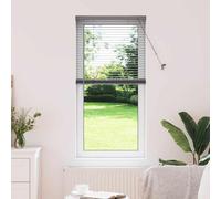 vidaXL Tendaggi a Veneziana Grigio Scuro 130 x 60 cm Alluminio, Tende a riquadro in Alluminio, Regolabili per Interni, per Controllo Luce e Privacy, perfette per la casa e L'Ufficio