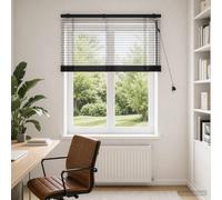 vidaXL Tenda Veneziana Nero 100 x 130 cm 35 mm