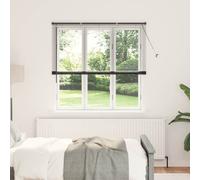 vidaXL Tenda Veneziana Nero 175 x 150 cm 25 mm Alluminio
